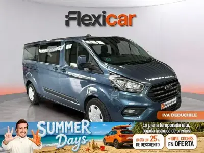 Usado Ford Transit Custom Trend 131 CV (96 kW) 2023 Azul Familiar