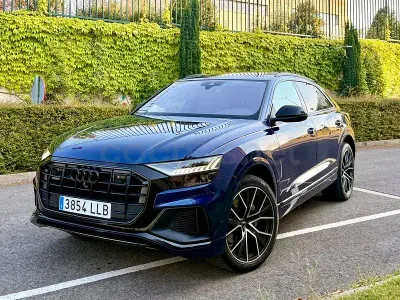 Usado Audi Q8 286 CV (210 kW) 2019 Azul SUV