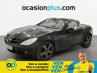 Usado Mercedes SLK200 163 CV (119 kW) 2006 Negro Descapotable