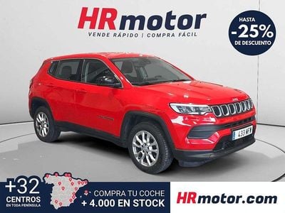 Usado Jeep Compass Night Eagle 130 CV (95 kW) 2023 Rojo SUV