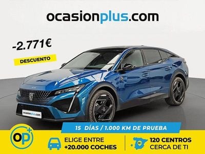 Usado Peugeot 408 GT 225 CV (165 kW) 2024 Azul SUV