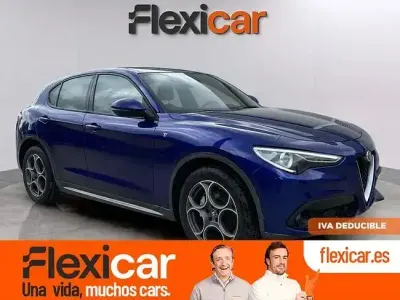 Usado Alfa Romeo Stelvio Ti 210 CV (154 kW) 2022 Azul SUV