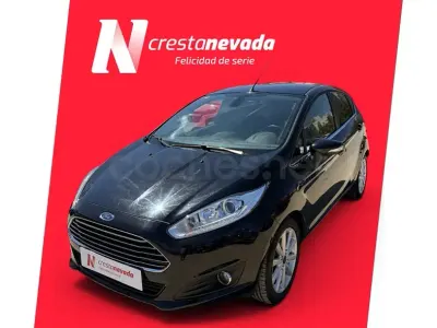 Usado Ford Fiesta Trend 100 CV (73 kW) 2016 Negro Utilitario