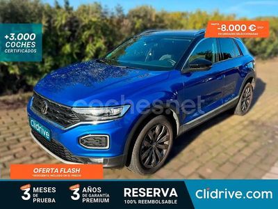 Azul Usado 2021 VW T-Roc Sportline SUV | 22.390 € (Precio justo)