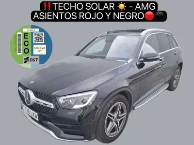 Usado Mercedes GLC300 258 CV (189 kW) 2020 Negro SUV