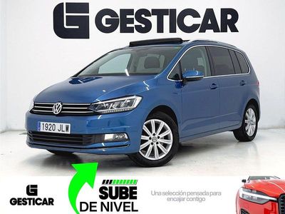 Usado VW Touran Sport 150 CV (110 kW) 2016 Azul Monovolumen