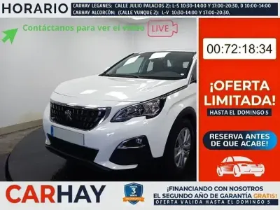 Usado Peugeot 3008 Active 131 CV (96 kW) 2019 Blanco SUV