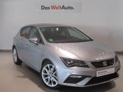 Usado Seat Leon FR 125 CV (91 kW) 2018 Gris / plata Berlina