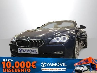 Usado BMW 640 Cabriolet Comfort Edition 320 CV (235 kW) 2012 Azul Descapotable