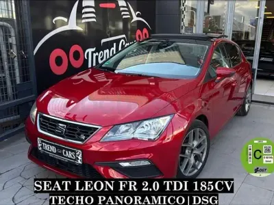 Usado Seat Leon FR 185 CV (136 kW) 2019 Rojo Berlina