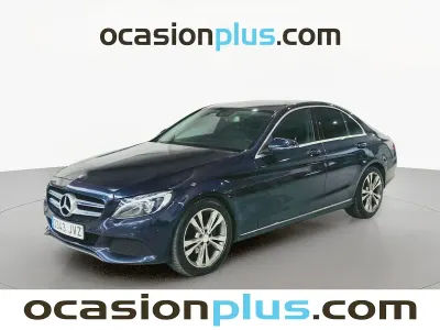 Usado Mercedes C220 170 CV (125 kW) 2017 Azul Berlina