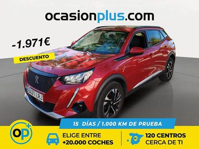 Rojo Usado 2021 Peugeot 2008 Allure SUV | 13.990 € (Buen precio)