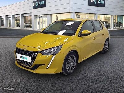 Usado Peugeot 208 Active 100 CV (73 kW) 2021 Amarillo Utilitario