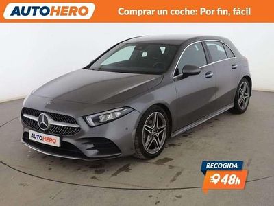 Usado Mercedes A180 109 CV (80 kW) 2018 Gris Utilitario