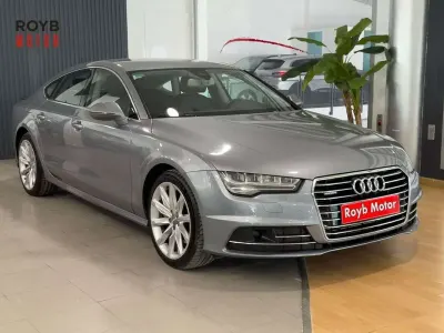 Usado Audi A7 Sportback 218 CV (160 kW) 2015 Gris / plata Utilitario