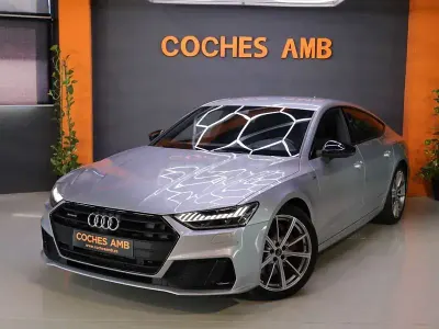 Usado Audi A7 S-Line 367 CV (269 kW) 2021 Gris / plata Berlina