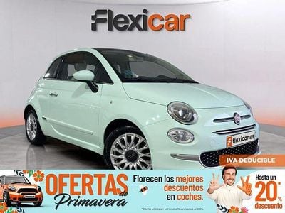 Usado Fiat 500 Lounge 85 CV (62 kW) 2019 Verde Utilitario