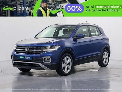 Usado VW T-Cross Sportline 110 CV (80 kW) 2022 Azul SUV