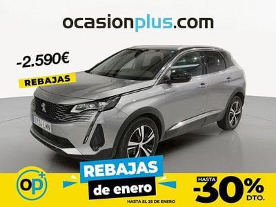 Gris Usado 2021 Peugeot 3008 GT Recogida | 17.490 € (Precio justo)