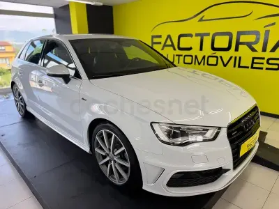 Usado Audi A3 Attraction 150 CV (110 kW) 2016 Blanco Berlina