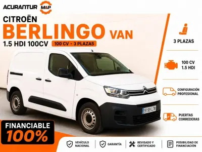 Usado Citroën Berlingo 102 CV (75 kW) 2022 Blanco Monovolumen