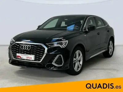 Usado Audi Q3 S-Line 150 CV (110 kW) 2021 Negro SUV