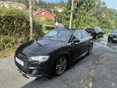 Usado Audi A3 S-Line 150 CV (110 kW) 2017 Negro Berlina