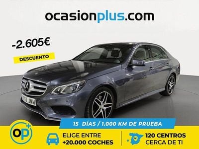 Usado Mercedes E220 170 CV (125 kW) 2016 Gris / plata Berlina