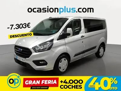 Usado Ford Transit Custom Trend 130 CV (95 kW) 2023 Gris Familiar
