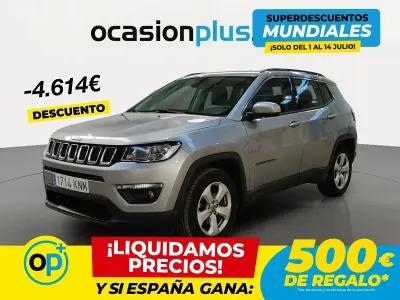 Usado Jeep Compass Longitude 140 CV (102 kW) 2018 Gris / plata SUV