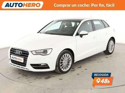 Usado Audi A3 Ambiente 150 CV (110 kW) 2015 Blanco Berlina