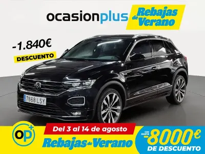 Usado VW T-Roc Sportline 150 CV (110 kW) 2021 Negro SUV