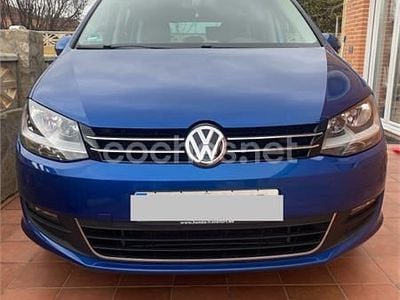 Usado VW Sharan Advance 150 CV (110 kW) 2019 Azul Monovolumen