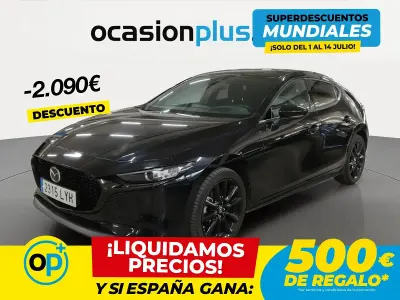 Usado Mazda 3 Homura-Line 122 CV (89 kW) 2022 Negro