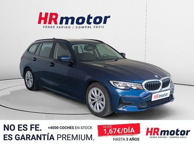 Usado BMW 318 Shadowline 150 CV (110 kW) 2020 Azul Familiar