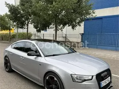 Usado Audi A5 Sportback Advanced 190 CV (139 kW) 2015 Gris / plata Utilitario