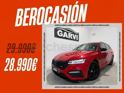 Usado Skoda Octavia RS 245 CV (180 kW) 2021 Rojo Familiar