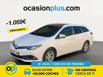 Blanco Usado 2016 Toyota Auris Hybrid Active Familiar | 14.300 € (Precio justo)