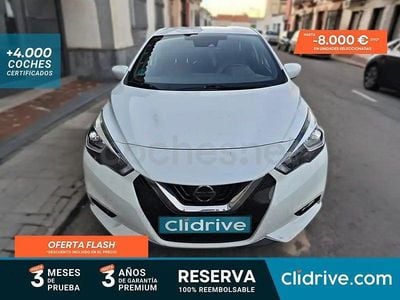 Usado Nissan Micra 90 CV (66 kW) 2017 Blanco Utilitario