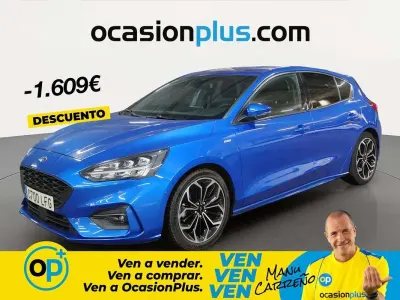 Usado Ford Focus ST-Line 125 CV (91 kW) 2020 Azul Utilitario