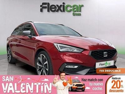 Usado Seat Leon FR 204 CV (150 kW) 2021 Rojo Familiar