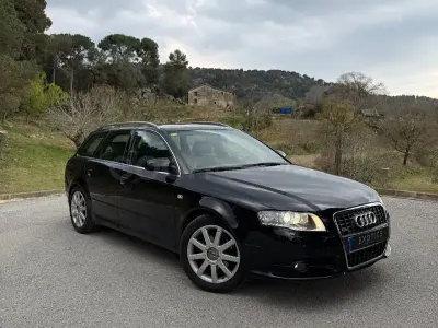 Usado Audi A4 S-Line 140 CV (102 kW) 2017 Negro Familiar