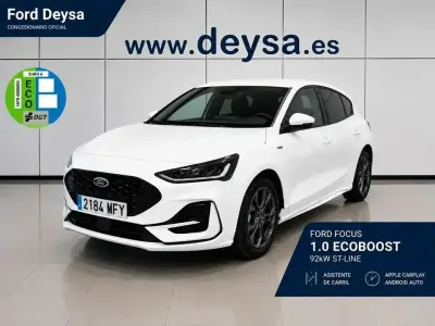 Usado Ford Focus ST-Line 125 CV (91 kW) 2023 Blanco Berlina