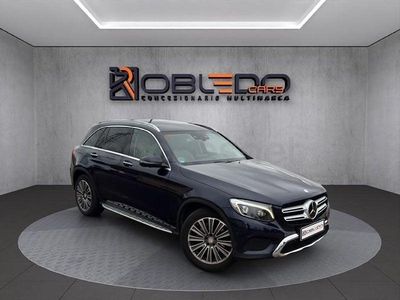 Usado Mercedes GLC250 AMG line 204 CV (150 kW) 2016 Azul SUV