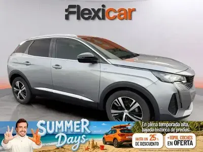 Usado Peugeot 3008 GT 130 CV (95 kW) 2021 Gris SUV