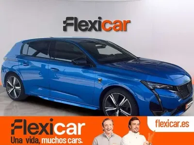 Usado Peugeot 308 Active 131 CV (96 kW) 2022 Azul Utilitario