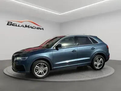 Käytetty Audi Q3 150 HP (110 kW) 2018 Sininen Katumaasturi