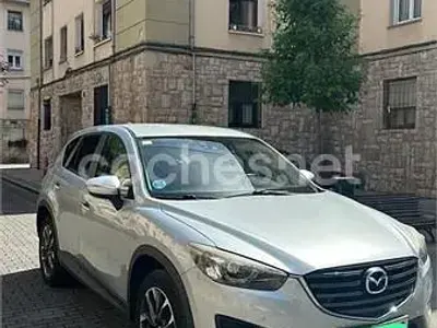 Usado Mazda CX-5 Luxury 150 CV (110 kW) 2016 Gris / plata SUV