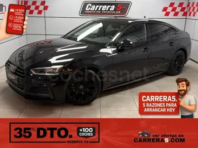 Usado Audi A5 Sportback 190 CV (139 kW) 2019 Gris / plata Utilitario