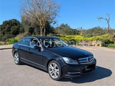Usado Mercedes C220 Avantgarde 170 CV (125 kW) 2012 Negro Berlina